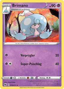 Brimano 019/073 Uncommon Reverse Holo - Weg des Champs Deutsch