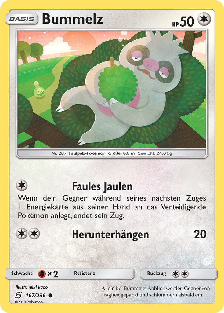 Bummelz 167/236 Common REVERSE Holo- Bund der Gleichgesinnten Deutsch