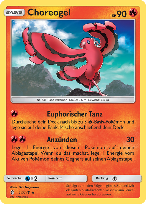 Choreogel 14/145 Rare - Stunde der Wächter Deutsch