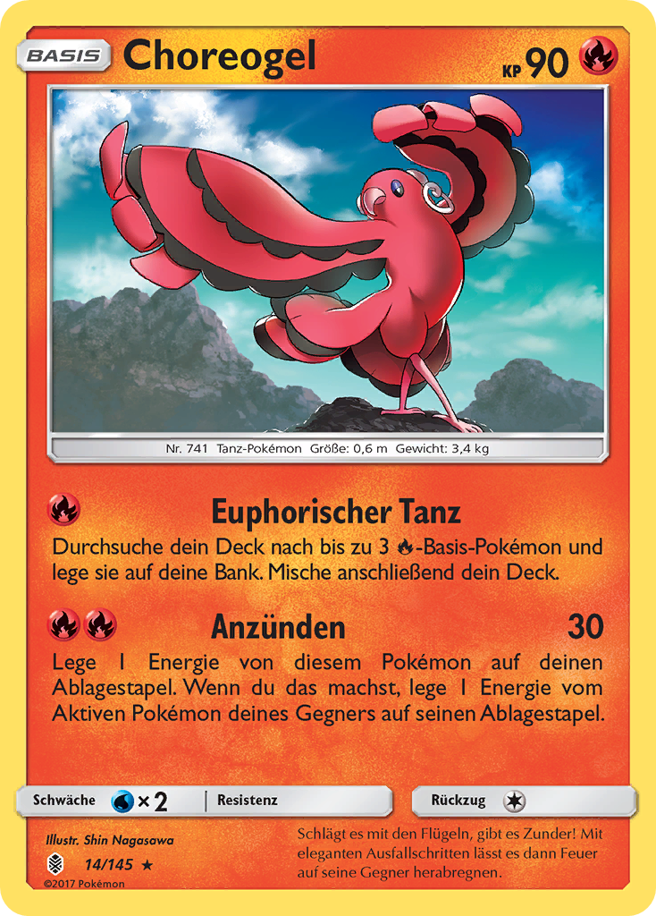 Choreogel 14/145 Rare - Stunde der Wächter Deutsch