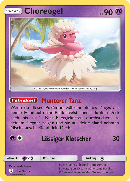 Choreogel 55/145 Rare - Stunde der Wächter Deutsch