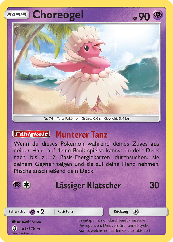 Choreogel 55/145 Rare - Stunde der Wächter Deutsch