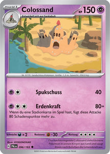 Colossand 096/193 Uncommon - Entwicklungen in Paldea Deutsch