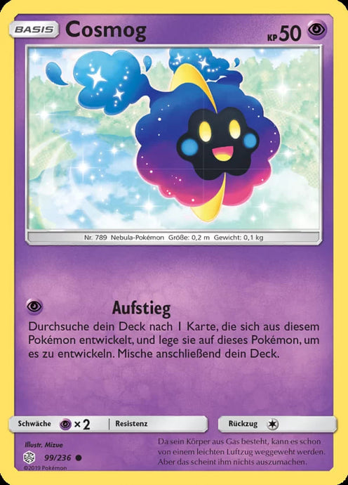 Cosmog 99/236 Common - Welten im Wandel Deutsch