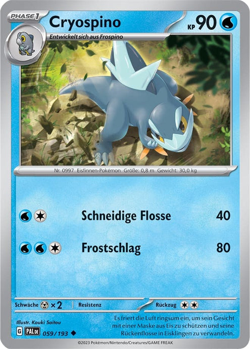 Cryospino 059/193 Uncommon - Entwicklungen in Paldea Deutsch