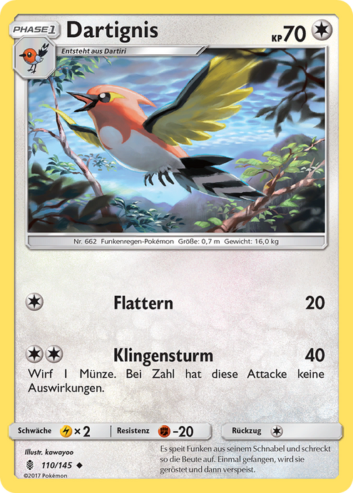Dartignis 110/145 Uncommon - Stunde der Wächter Deutsch