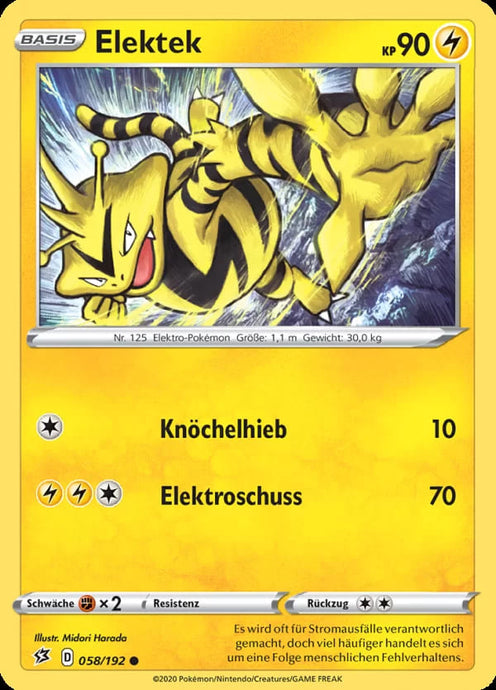 Elektek 058/192 Common - Clash der Rebellen Deutsch
