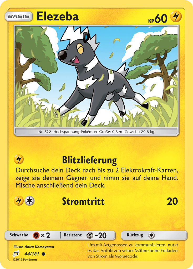 Elezeba 44/181 Common Reverse Holo - Teams sind Trumpf Deutsch