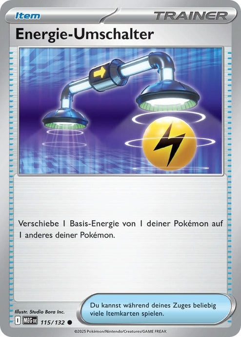 Energie-Umschalter 115/132 Common REVERSE HOLO FOIL - Mega-Entwicklung Deutsch