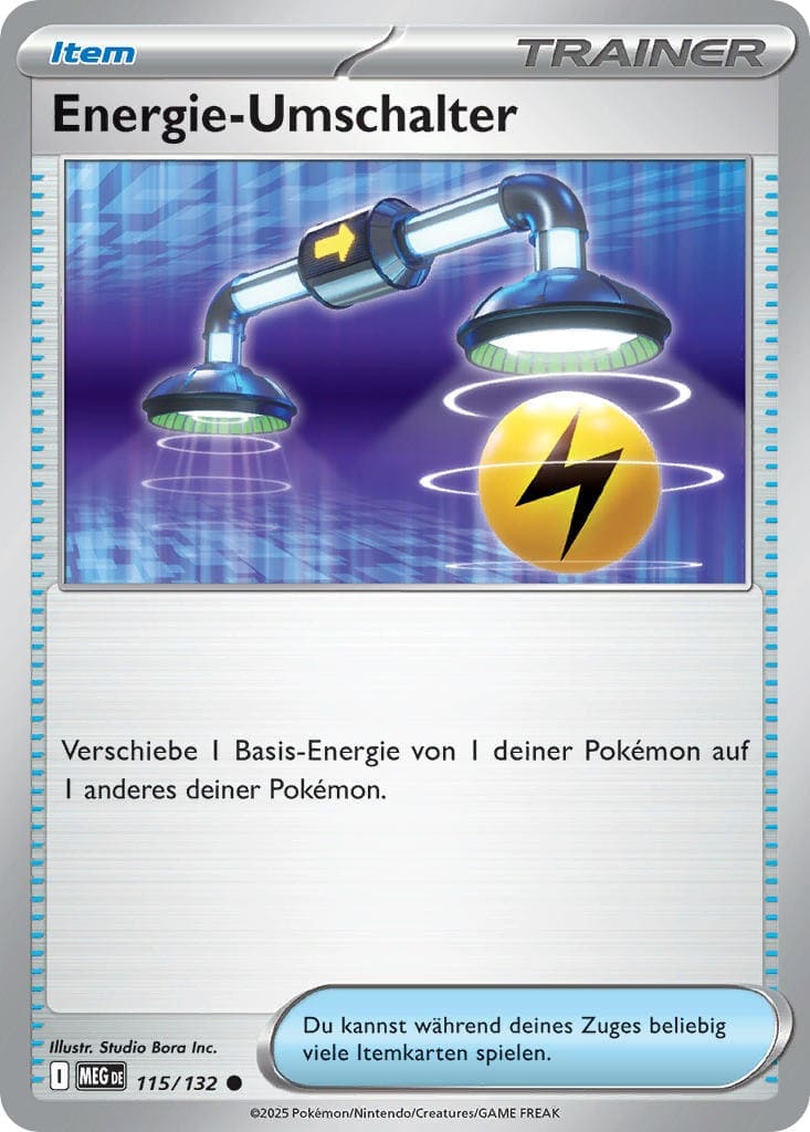 Energie-Umschalter 115/132 Common REVERSE HOLO FOIL - Mega-Entwicklung Deutsch