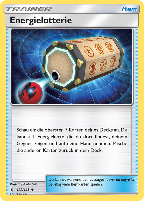 Energielotterie 122/145 Uncommon - Stunde der Wächter Deutsch