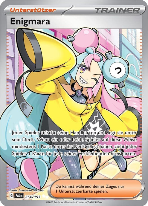 Enigmara 254/198 Fullart - Entwicklungen in Paldea Deutsch