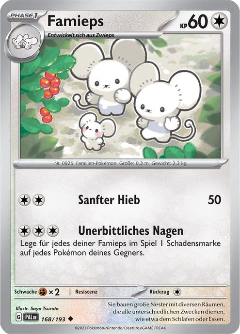 Famieps 168/193 Uncommon - Entwicklungen in Paldea Deutsch