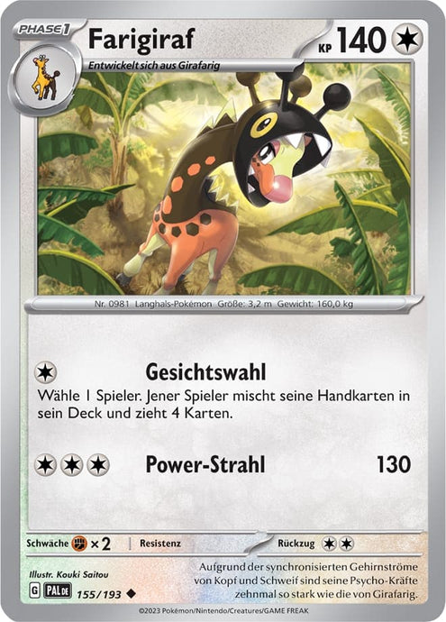 Farigiraf 155/193 Uncommon - Entwicklungen in Paldea Deutsch
