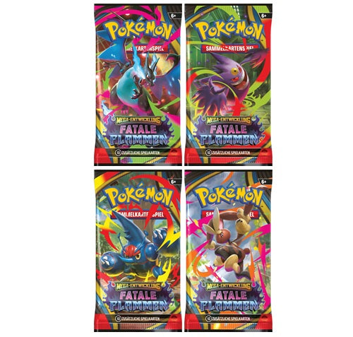Pokemon Fatale Flammen Booster Pack