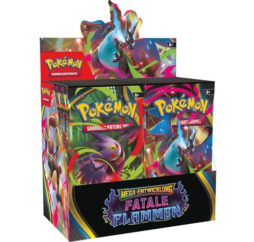 Pokemon Fatale Flammen Booster Display
