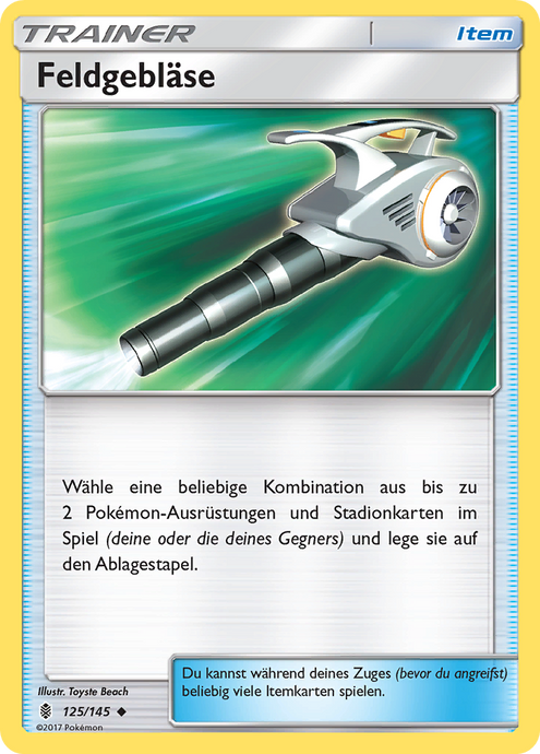 Feldgebläse 125/145 Uncommon REVERSE HOLO - Stunde der Wächter Deutsch