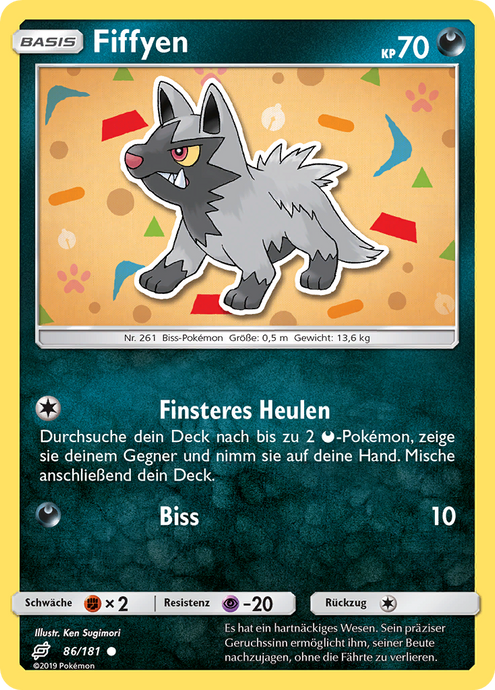 Fiffyen 86/181 Common REVERSE HOLO - Teams sind Trumpf Deutsch