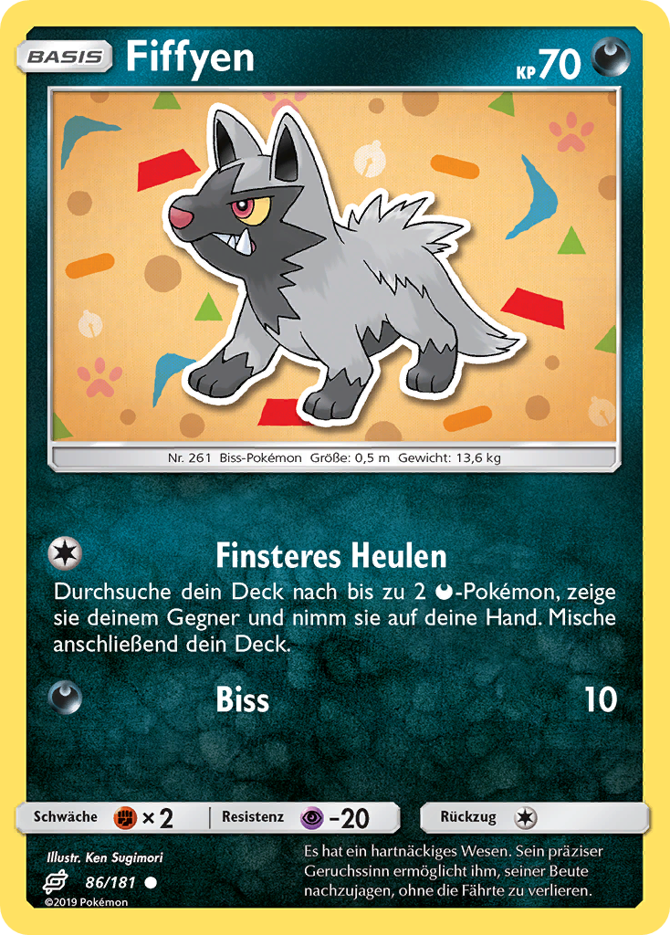 Fiffyen 86/181 Common REVERSE HOLO - Teams sind Trumpf Deutsch