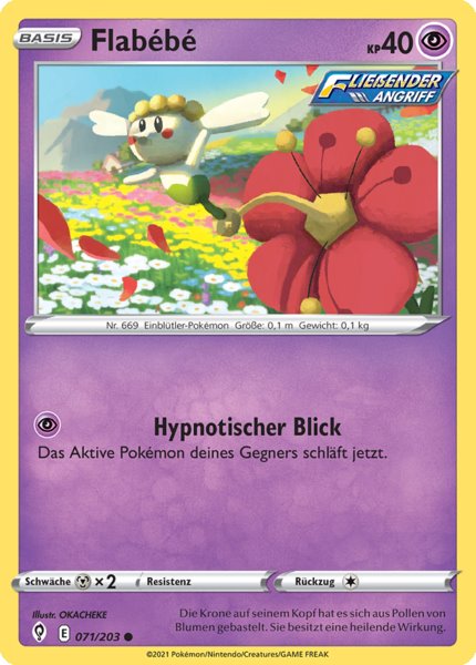 Flabébé 071/203 Common - Drachenwandel Deutsch