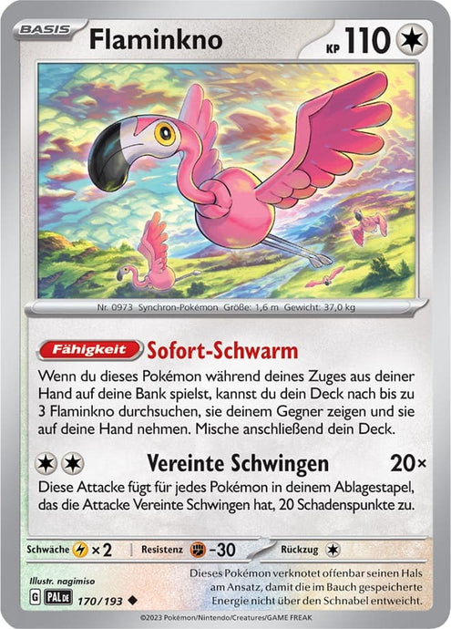 Flaminkno 170/193 Uncommon Reverse Holo - Entwicklungen in Paldea Deutsch