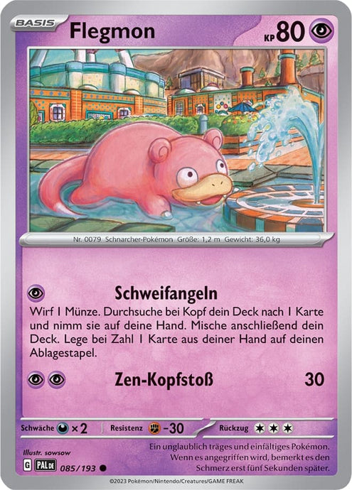 Flegmon 085/193 Common REVERSE HOLO - Entwicklungen in Paldea Deutsch