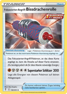 Fokussierter-Angriff-Bissdrachenrolle 158/203 Uncommon - Drachenwandel Deutsch