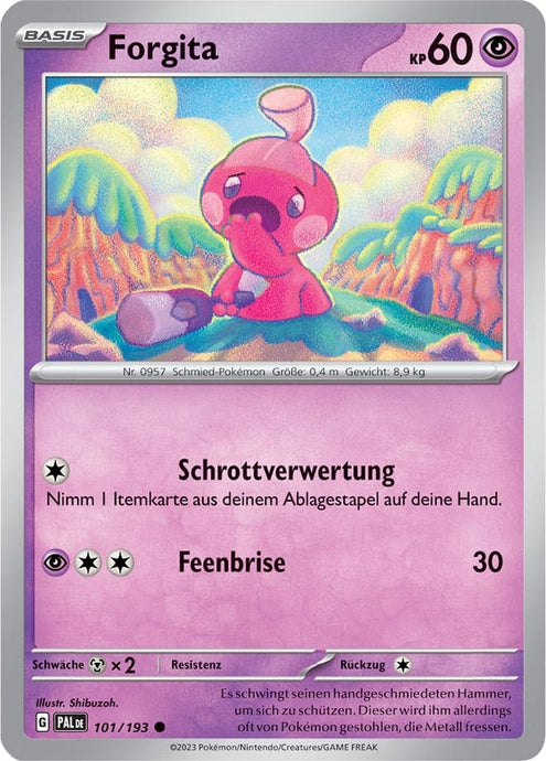 Forgita 101/193 Common - Entwicklungen in Paldea Deutsch