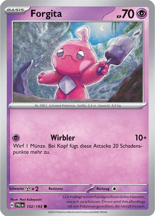 Forgita 102/193 Common - Entwicklungen in Paldea Deutsch