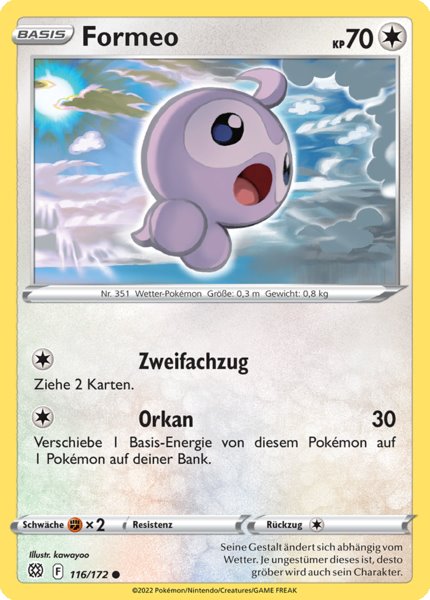 Formeo 116/172 Common - Strahlende Sterne Deutsch