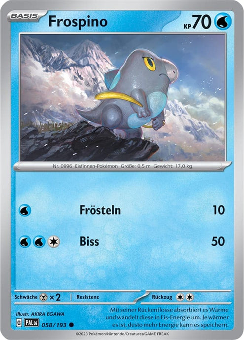 Frospino 058/193 Common - Entwicklungen in Paldea Deutsch