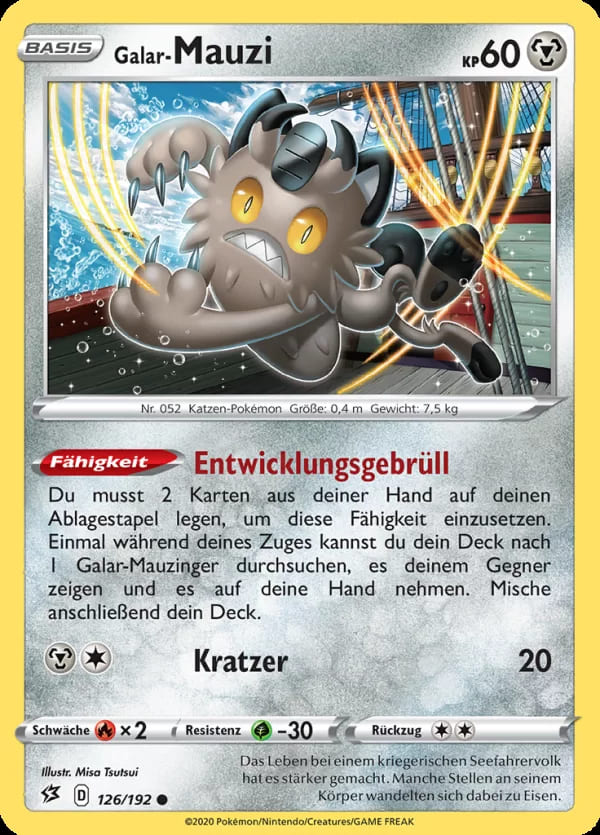 Galar-Mauzi 126/192 Common - Clash der Rebellen Deutsch