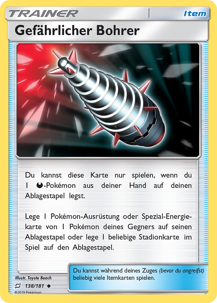 Gefährlicher Bohrer 138/181 Uncommon - Teams sind Trumpf Deutsch