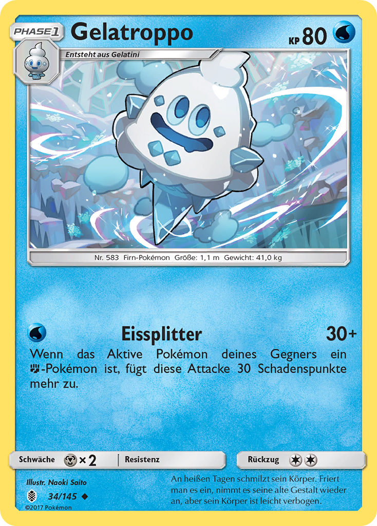 Gelatroppo 34/145 Uncommon - Stunde der Wächter Deutsch