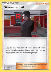 Giovannis Exil 57/68 Uncommon - Verborgenes Schicksal Deutsch
