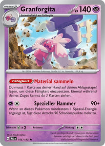 Granforgita 105/193 Rare HOLO -  Entwicklungen in Paldea Deutsch