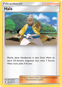 Hala 126/145 Uncommon Reverse Holo - Stunde der Wächter Deutsch