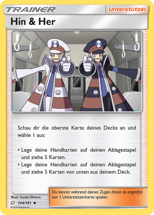 Hin & Her 144/181 Uncommon Reverse Holo - Teams sind Trumpf Deutsch