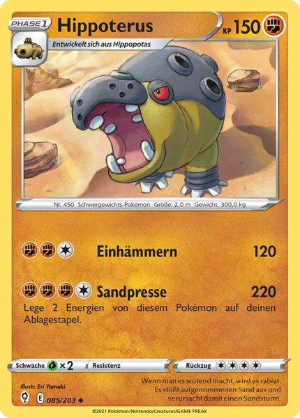 Hippoterus 085/203 Uncommon - Drachenwandel Deutsch