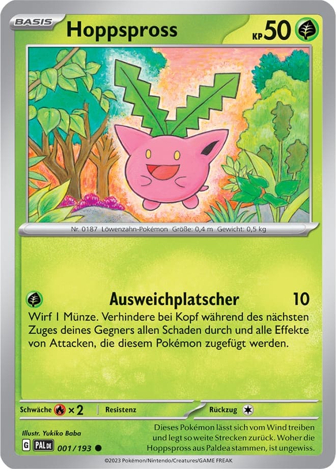 Hoppspross 001/193 Common - Entwicklungen in Paldea Deutsch