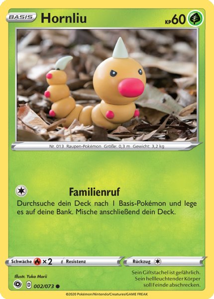 Hornliu 002/073 Common Reverse Holo - Weg des Champs Deutsch