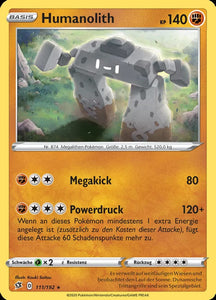 Humanolith 111/192 Rare Holo - Clash der Rebellen Deutsch
