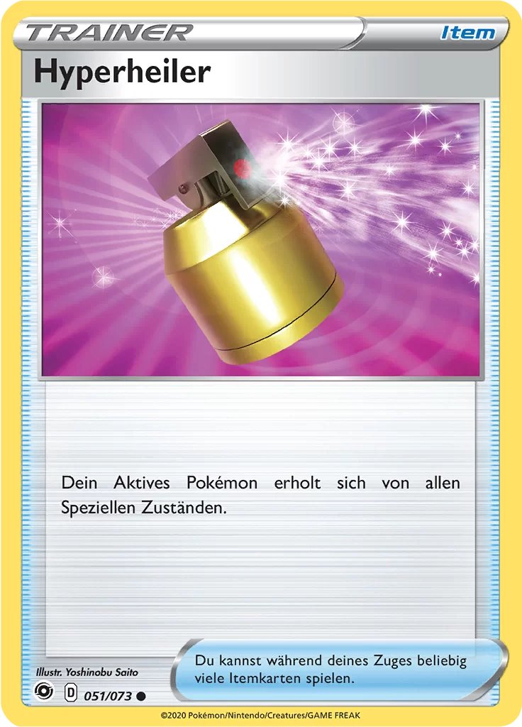 Hyperheiler 051/073 Uncommon Reverse Holo - Weg des Champs Deutsch
