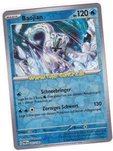 Baojian 057/182  Rare Reverse Holo - Karmesin & Purpur - Paradoxrift Deutsch