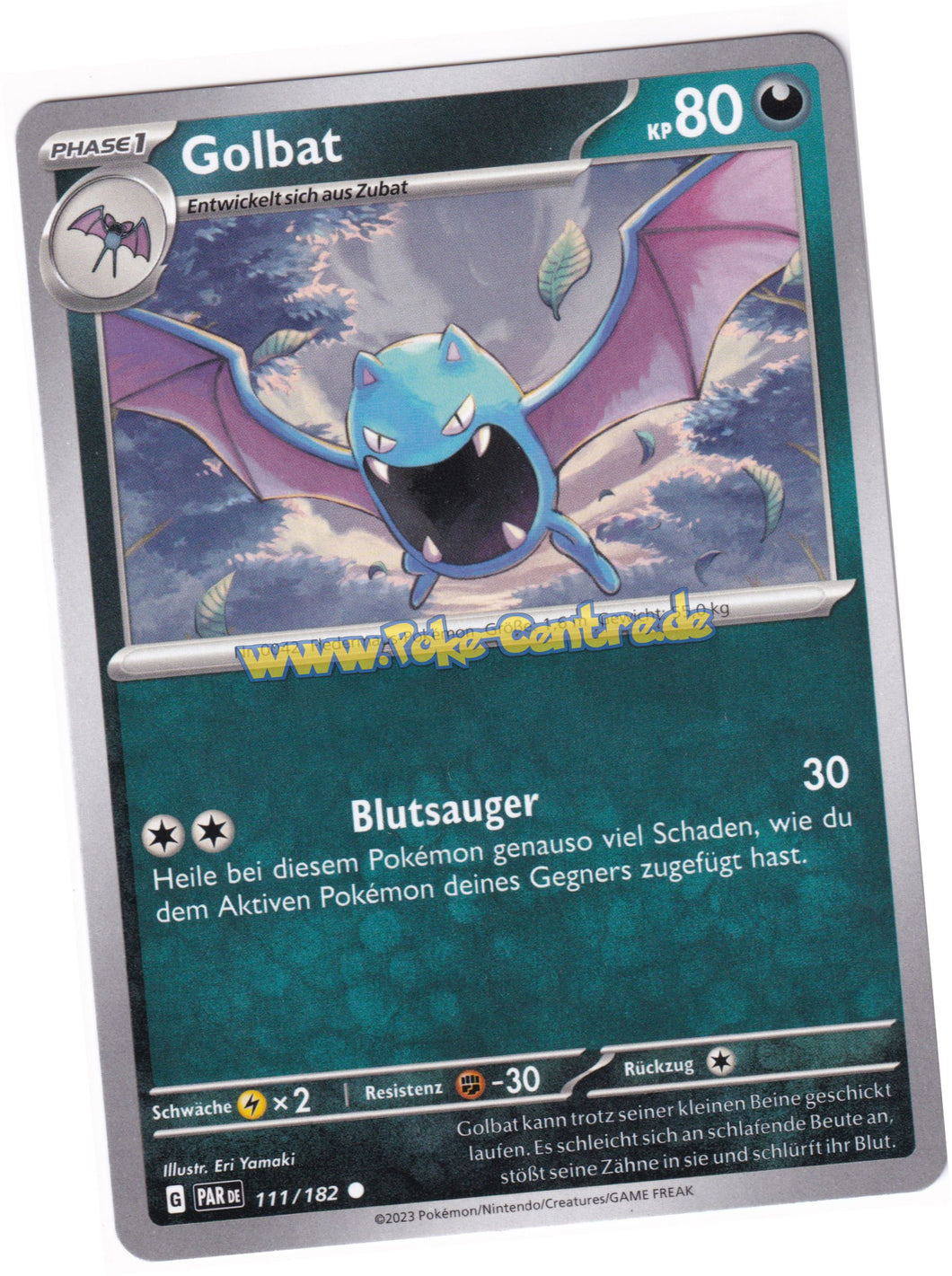 Golbat 111/182 Common - Karmesin & Purpur - Paradoxrift Deutsch