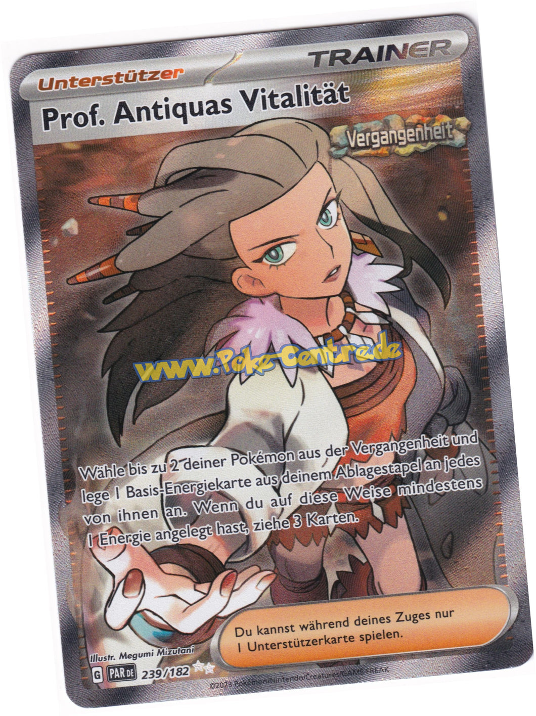 Prof. Antiquas Vitalität 239/182 Fullart - Karmesin & Purpur - Paradoxrift Deutsch