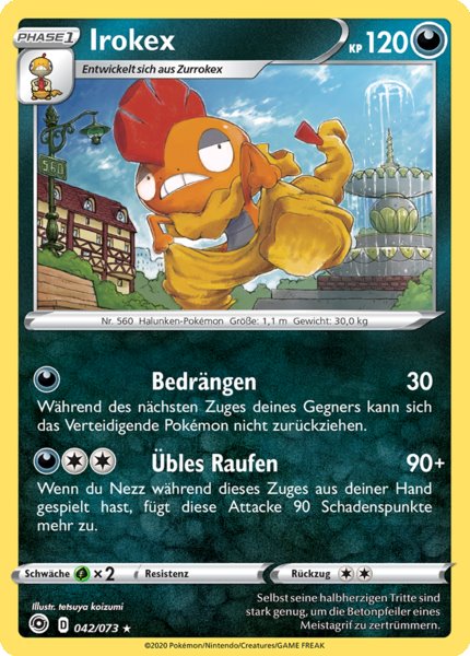 Irokex 042/073 Rare Holo - Weg des Champs Deutsch