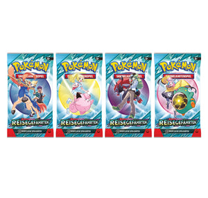 4x Pokemon Karmesin & Purpur - Reisegefährten Booster Pack