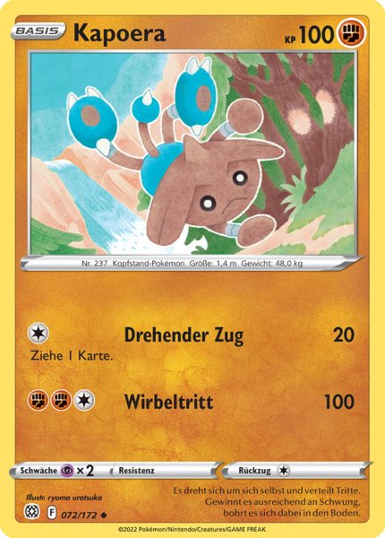 Kapoera 072/172 Uncommon - Strahlende Sterne Deutsch
