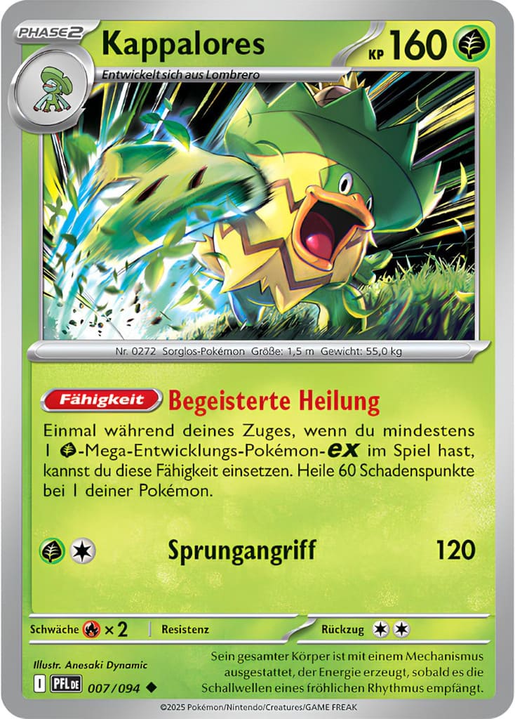 Kappalores 007/094 Uncommon - Fatale Flammen Deutsch